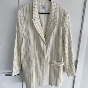 Pinstripe Blazer